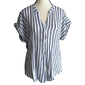 H&M FLOWY STRIPED SUMMER TOP, SZ. M